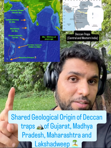 The Deccan Traps 🌋 one of Earth's largest volcanic events